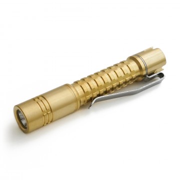 Pineapple Mini Brass Flashlight:  The Pineapple Mini is a flashlight that has gotten a lot of things right for EDC use. Compact size together with a...