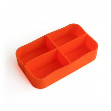 Survival Tin Silicone Divider:  The Silicone Divider is made to fit perfectly in the Survival Tin. Divider only, does not include the Survival Tin. 