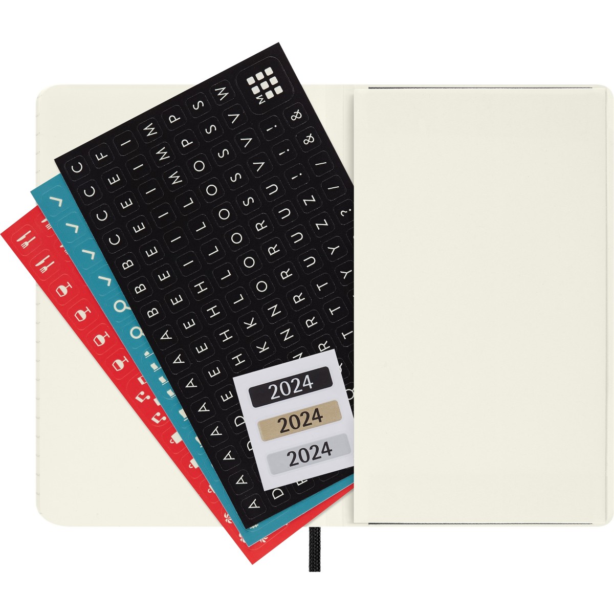Moleskine 2024 Diary - Weekly Planner (XL) - The Deckle Edge