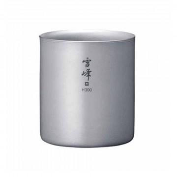 Titanium Double Wall H300 Mug:  The Titanium Double Wall H300 is made of Japanese titanium utilizing a historic manufacturing process. With its...
