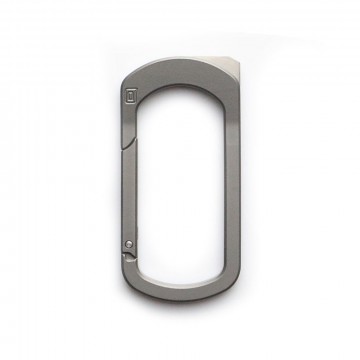 Helm Carabiner:  The Helm has a unique modern design with a simple silhouette featuring a solid machined titanium frame and gate....