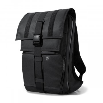 Vandal Backpack:  The Vandal backpack features a water-resistant main compartment which can be used in either 