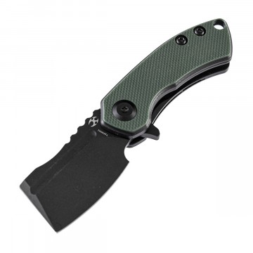 Mini Korvid Knife:  Mini Korvid is a compact, cleaver-style pocket knife for daily utilitarian tasks. Smooth action is fidgety and easy...