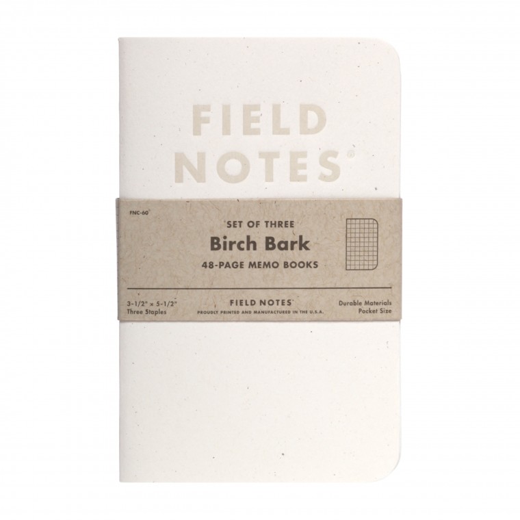 Field Notes Birch Bark  3-Pack - Muistivihko