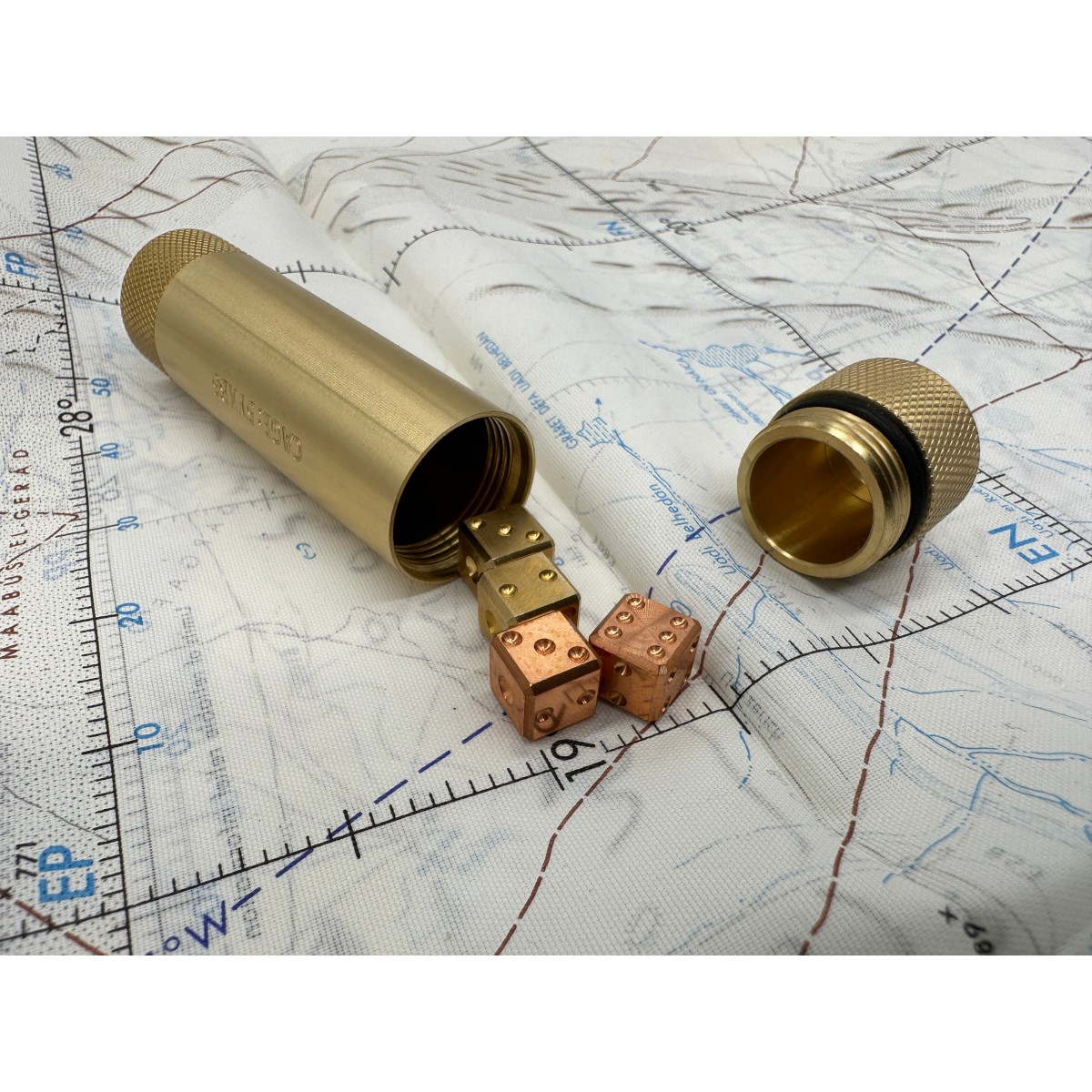 CountyComm Brass Compass Capsule (Gen 2) - Mukama