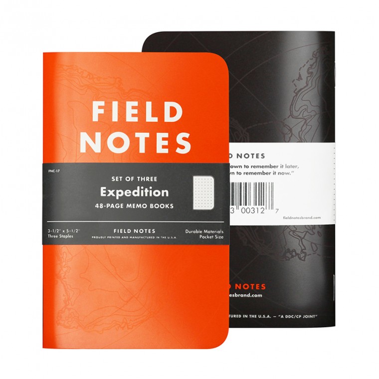 Field Notes Expedition 3-Pack Notizblock