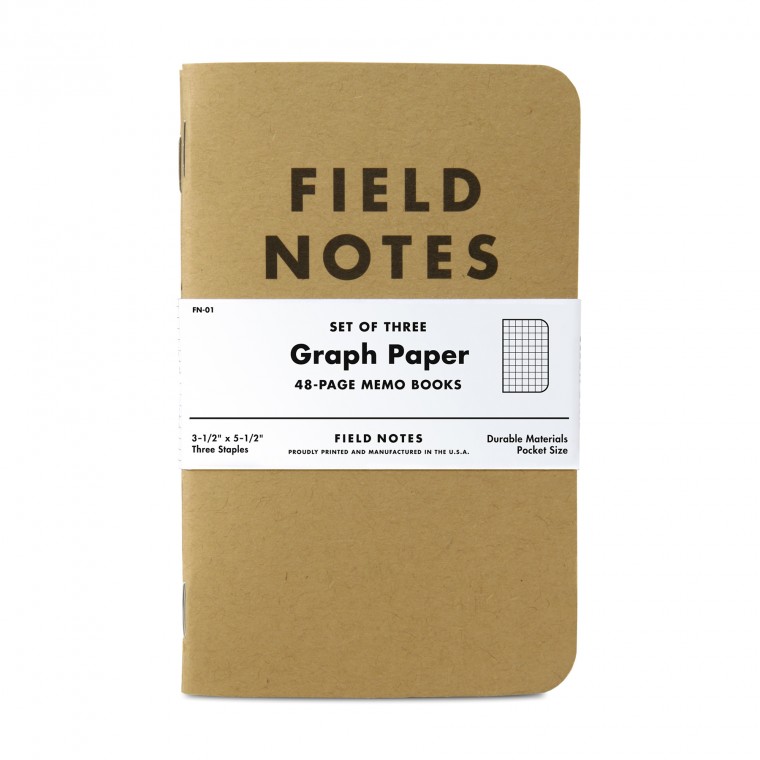 Field Notes Kraft 3-Pack - Anteckningsbok